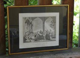 Founder & Benefactors of Queens College 1816 gerahmt