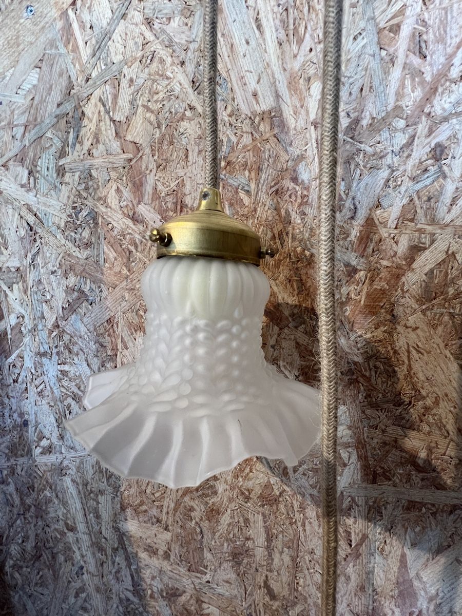 Lampade: Hängelampe antik mit Kipschalter – Usato da Sirnach venduto da dasrosahaus 1