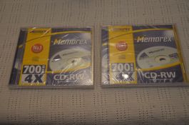 2 CD-RW - MEMOREX - NEU