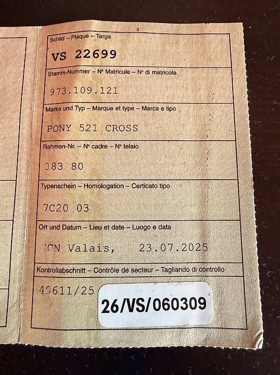 Pony Cyclomoteurs: Vends Cilo pony 521 cross – D'occasion à saviese par sbo_2nk8 3