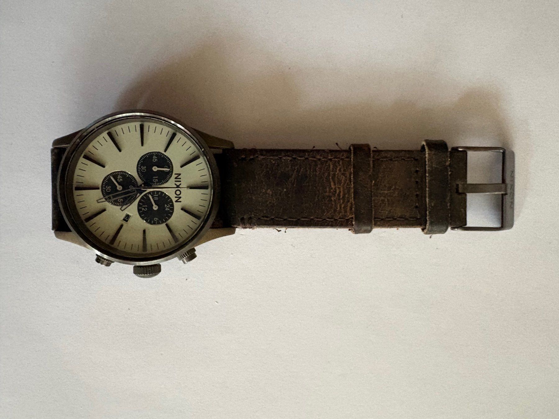 Nixon Orologi: Nixon The Sentry Chronograph Herrenuhr – Usato da Winterthur venduto da UncleMikha-el 1