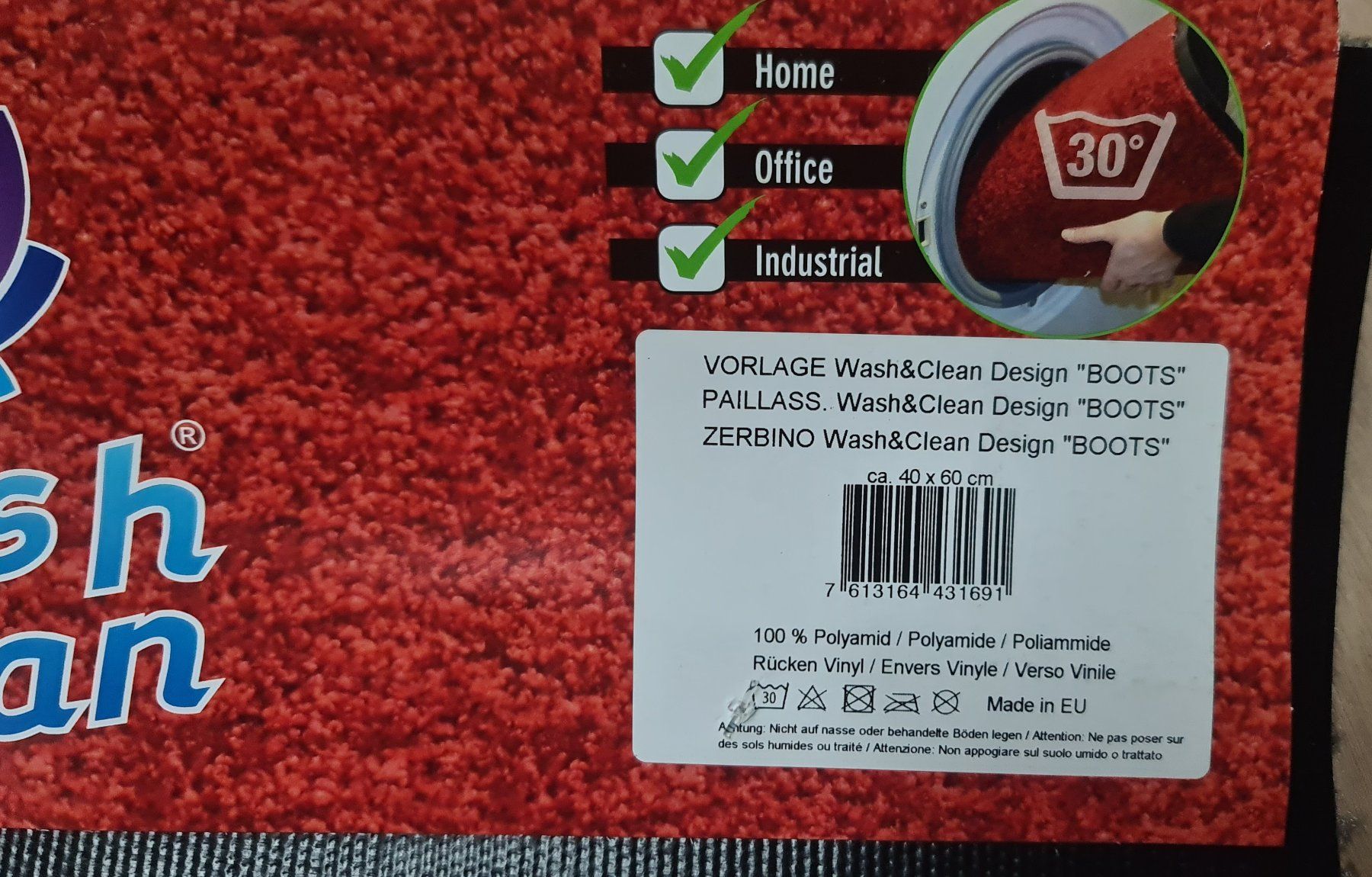 Teppiche: 2 Stk. Türvorlege Fussmatte Eingangsteppich 60x40cm – Neu und originalverpackt aus Uerkheim von Kaufoption 4