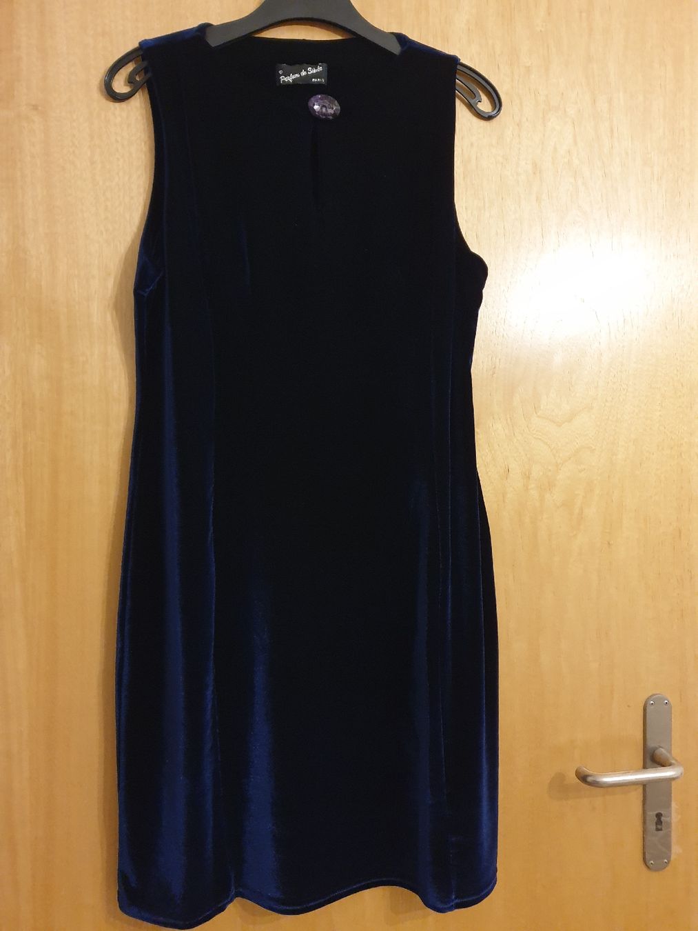 Vestiti: Robe soirée 38, bleu foncé,  velours – Usato da Neuchâtel venduto da Verenas12