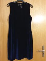 Robe soirée 38, bleu foncé,  velours
