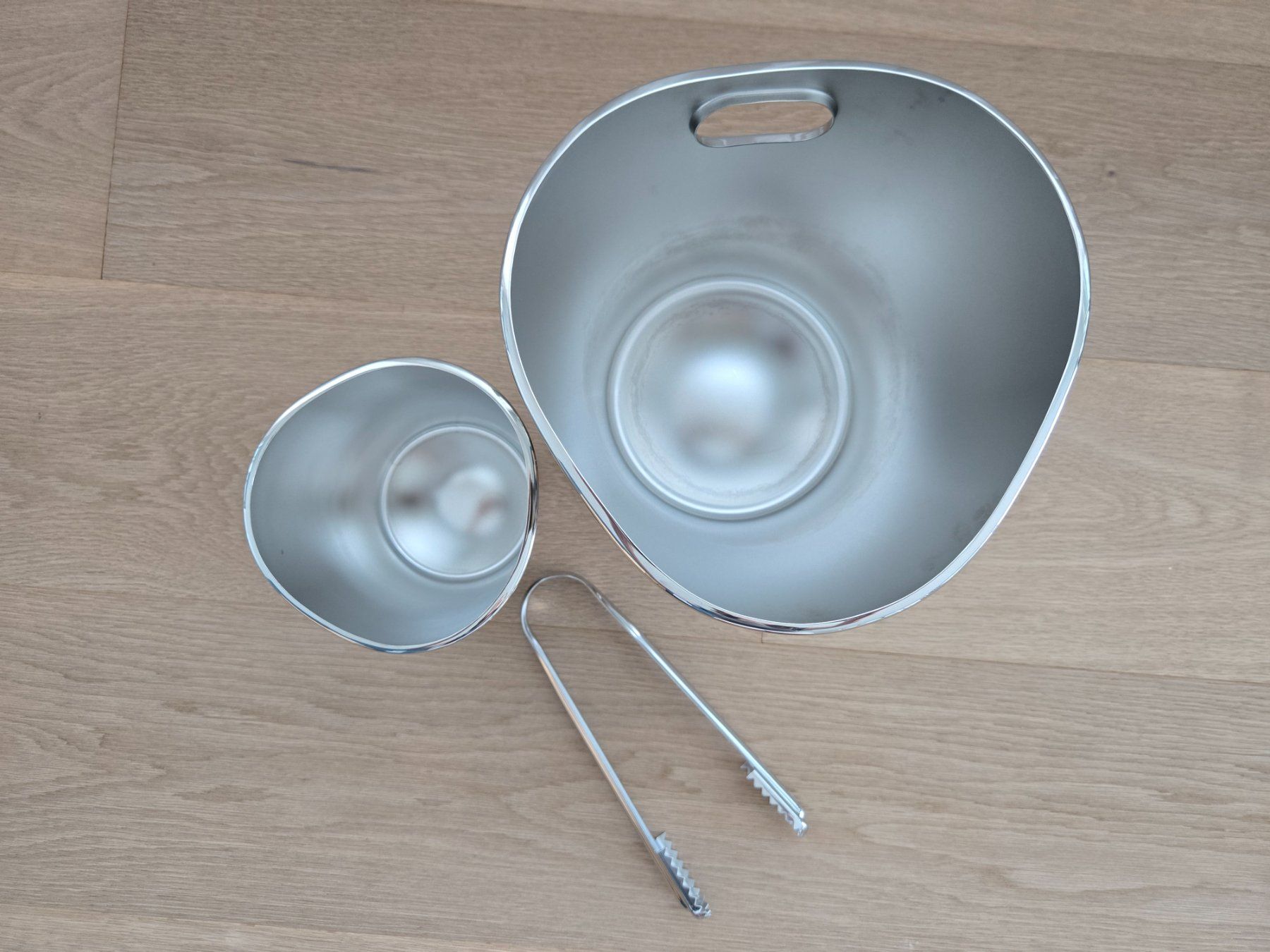 Alessi Altro: ALESSI "Bolly" Set: Weinkühler/Eiswürfeleimer/Zange – Usato da Immensee venduto da Pelab 5