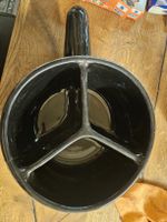 Fonduepfanne  mit Griff & 3 Fächer (M)