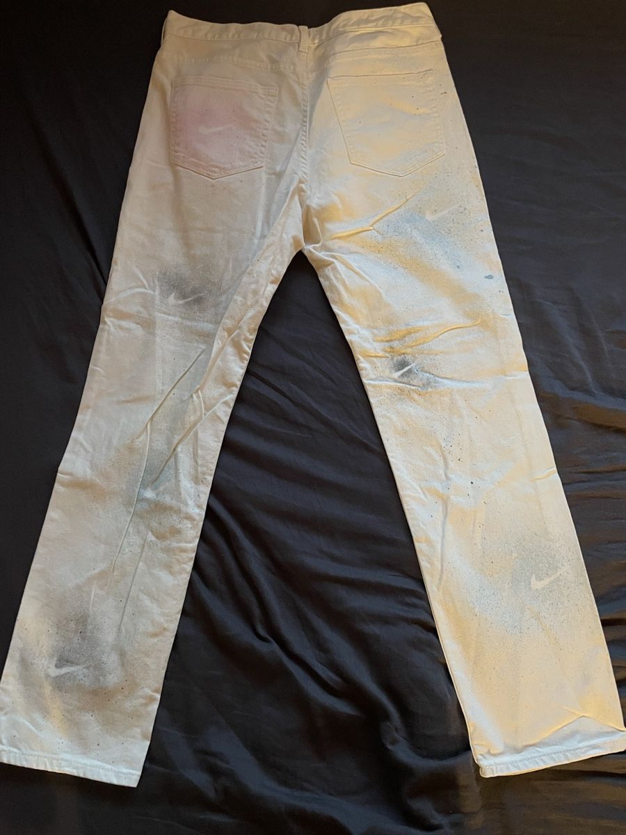 Jeans: Jeans Regular Fit weiss Customized Grösse 31 – Nuovo (secondo la descrizione) da Spreitenbach venduto da dar_26yd 1