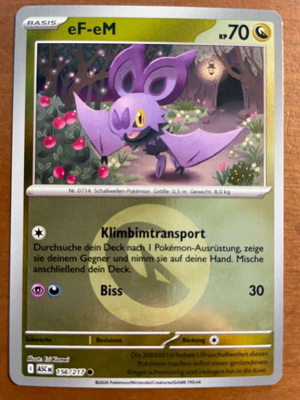 Pokémon Carte collezionabili: Pokemon eF-eM Reverse (Versand gratis) – Nuovo (secondo la descrizione) da Chur venduto da Angerson