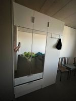 Kleiderschrank weiss mit Spiegel und Schubladen gebraucht
