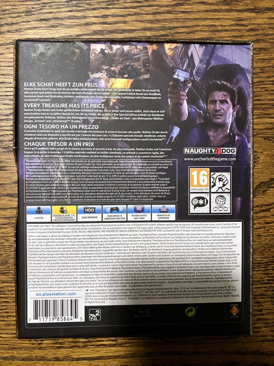 Giochi: Uncharted 4: A Thief’s End ps4 – Usato da luzern venduto da rammdave 1