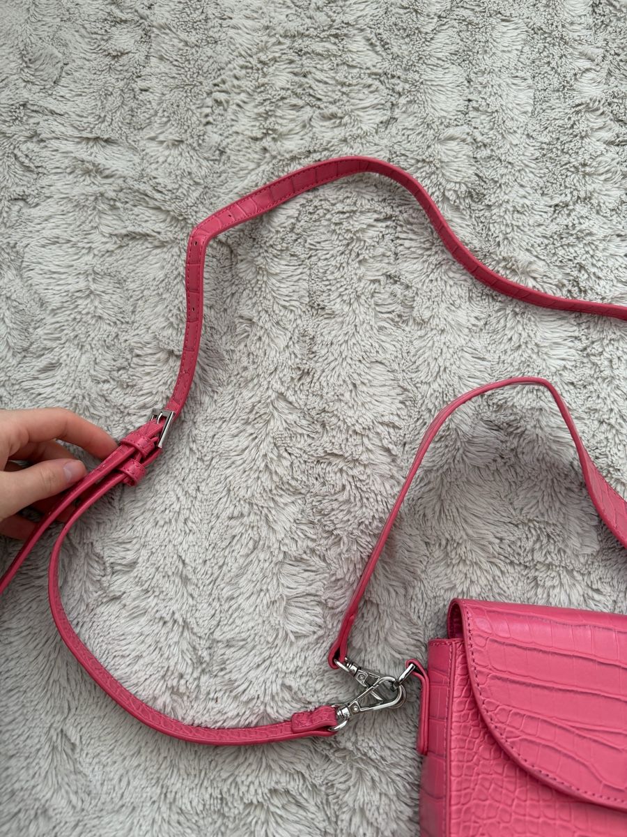 Borse da donna: Handbag pink crocodile pattern adjustable strap new – Usato da Aarburg venduto da ane_vp2b 2