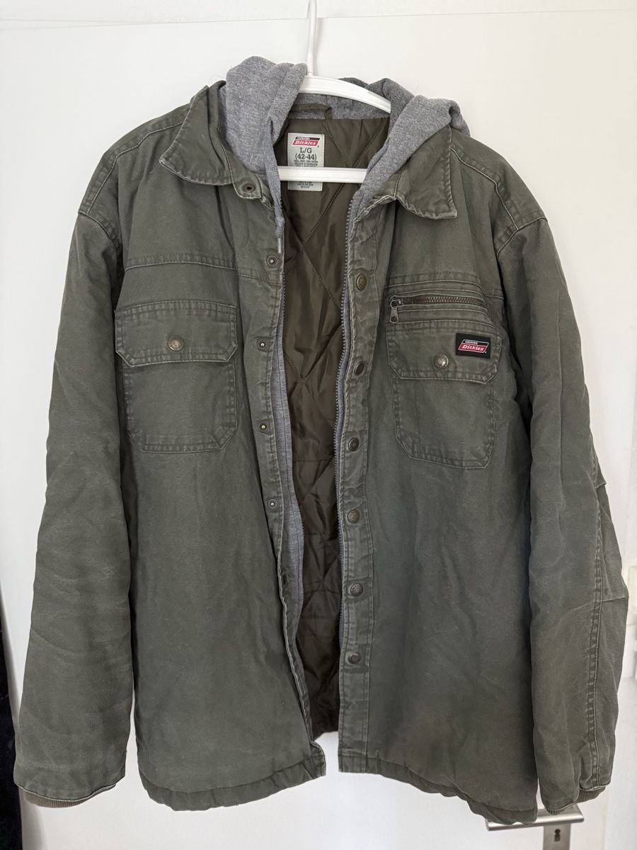 Dickies Giacche: Vintage Hooded Dickies Jacket Green Large – Usato da Zürich venduto da car_v988