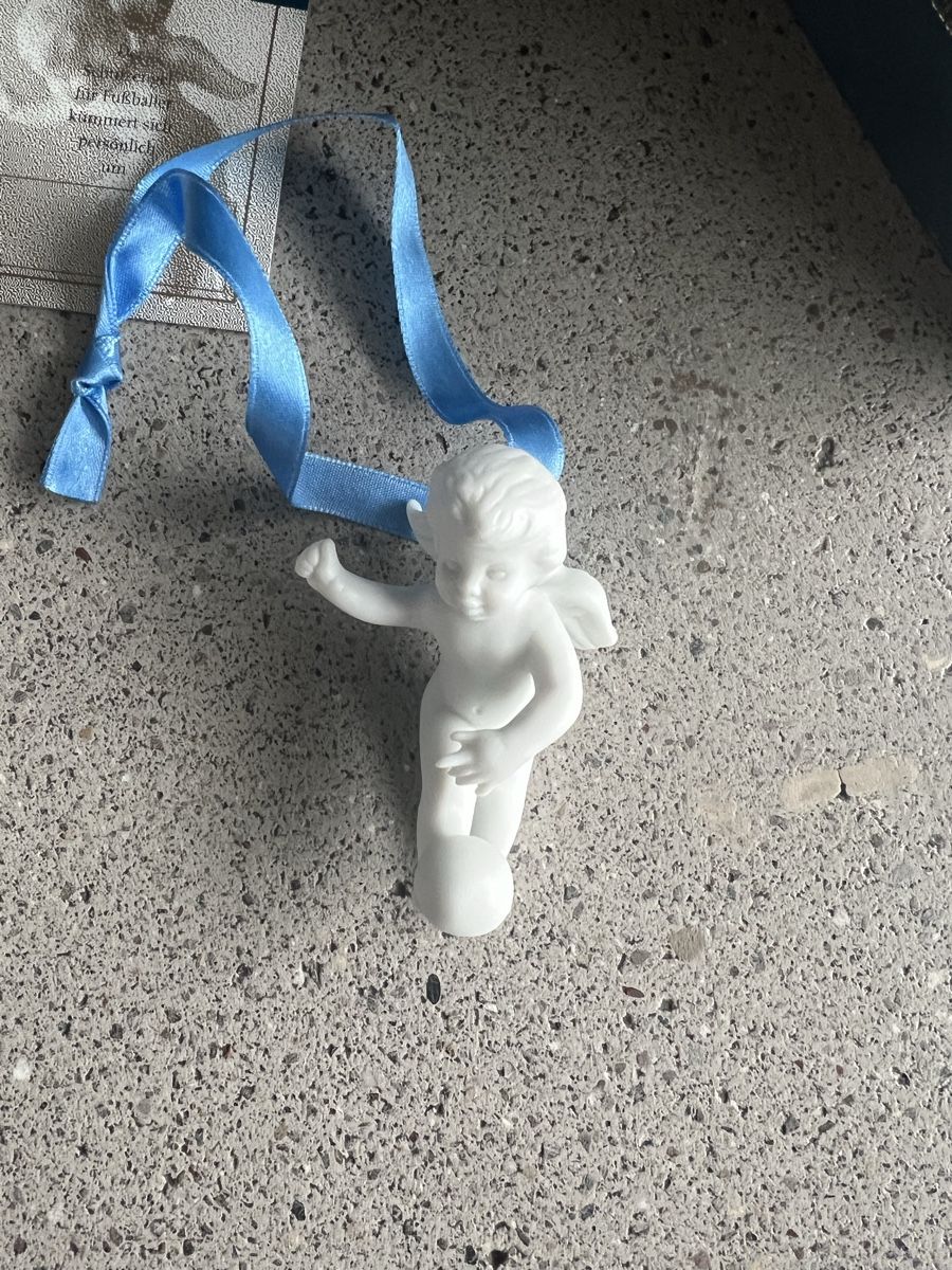 Rosenthal Figuren: Rosenthal Schutzengel Fussball – Neu und originalverpackt aus Richterswil von Solemare47Nicole 3