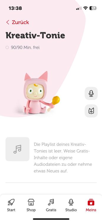 Livres audio: Tonies für die Toniebox kreativ tonie baby – D'occasion à ottikon par relovethings 1