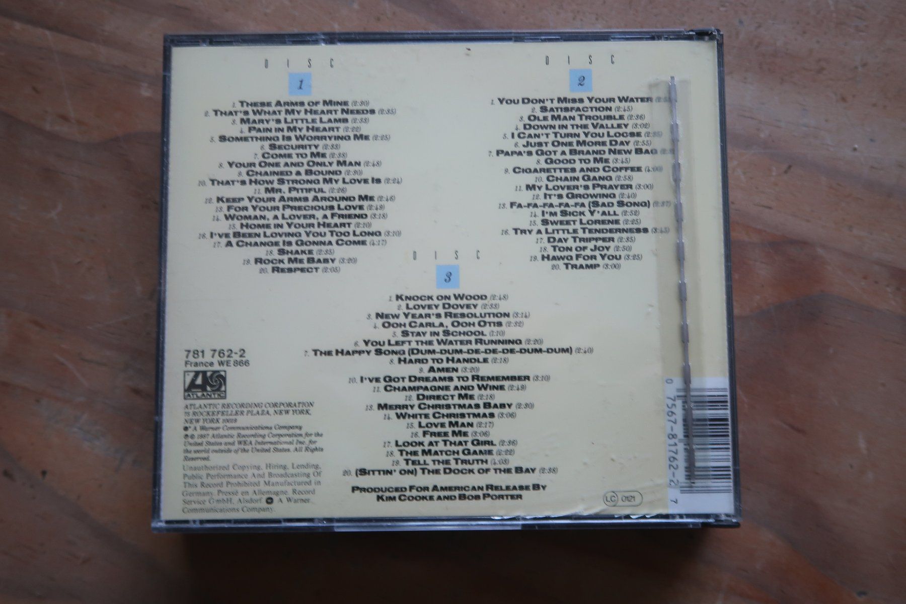 CD: OTIS REDDING - STORY - 3x CD – Usato da Basel venduto da Patiscat 1