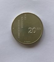 Pièce en argent 20 francs commémorative 1991