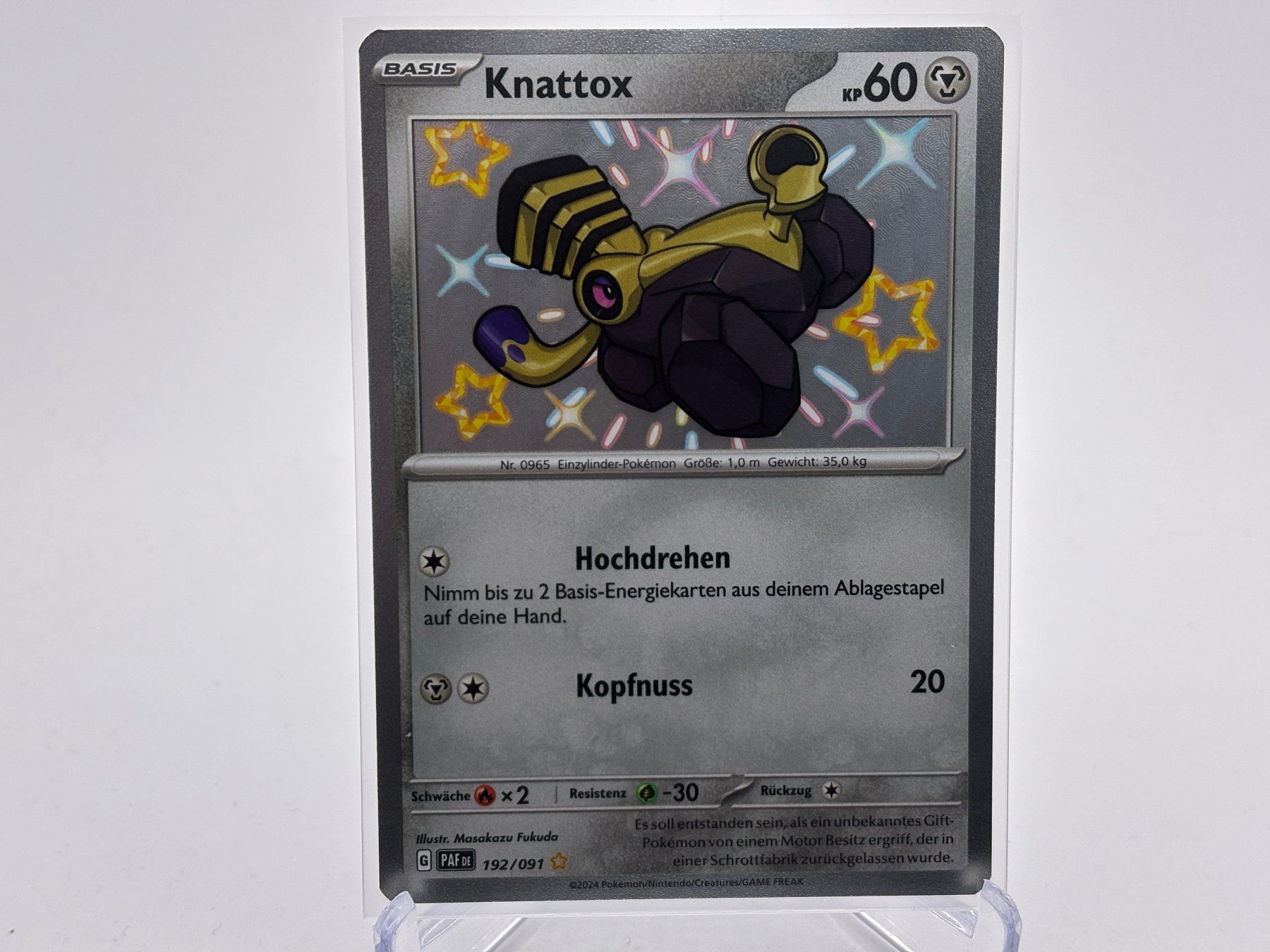 Pokémon Carte collezionabili: Paldeas Schicksale - Knattox  (PAF 192) - DE – Nuovo (secondo la descrizione) da Allschwil venduto da Bullach