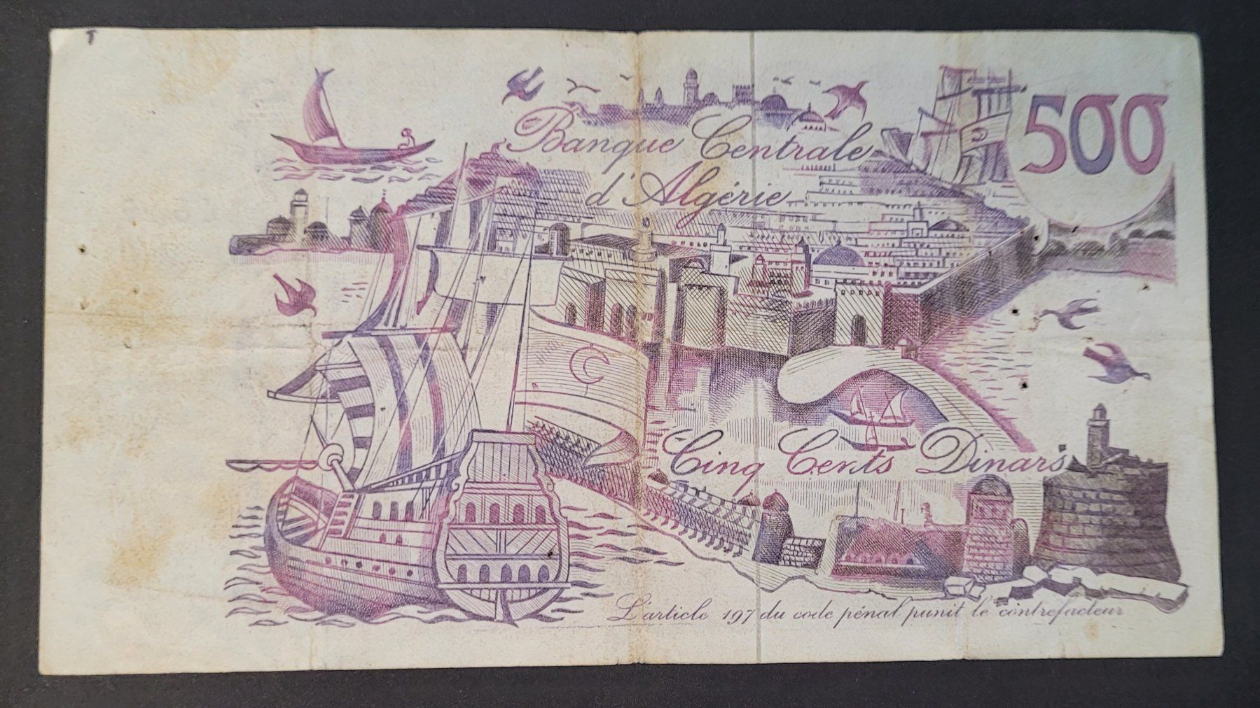Banconote: 500 DINARS / ALGERIEN 1970 – Usato da Mumpf venduto da antonio_schweiz_961 1