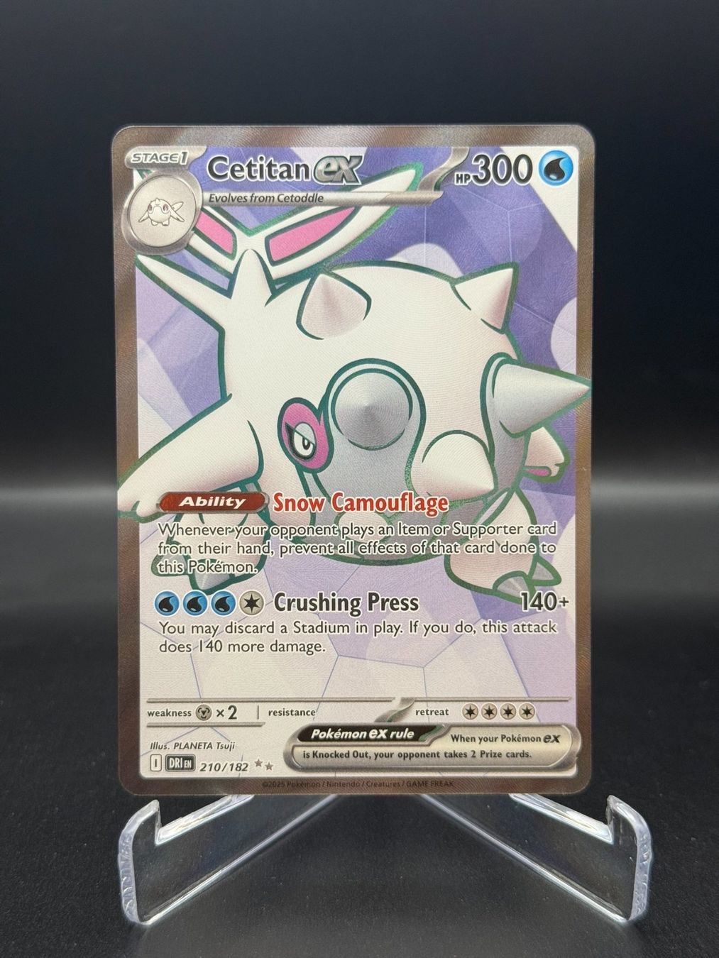 Pokémon Carte collezionabili: Cetitan ex (DRI 210) – Usato da Birmensdorf ZH venduto da SnorlaxMail