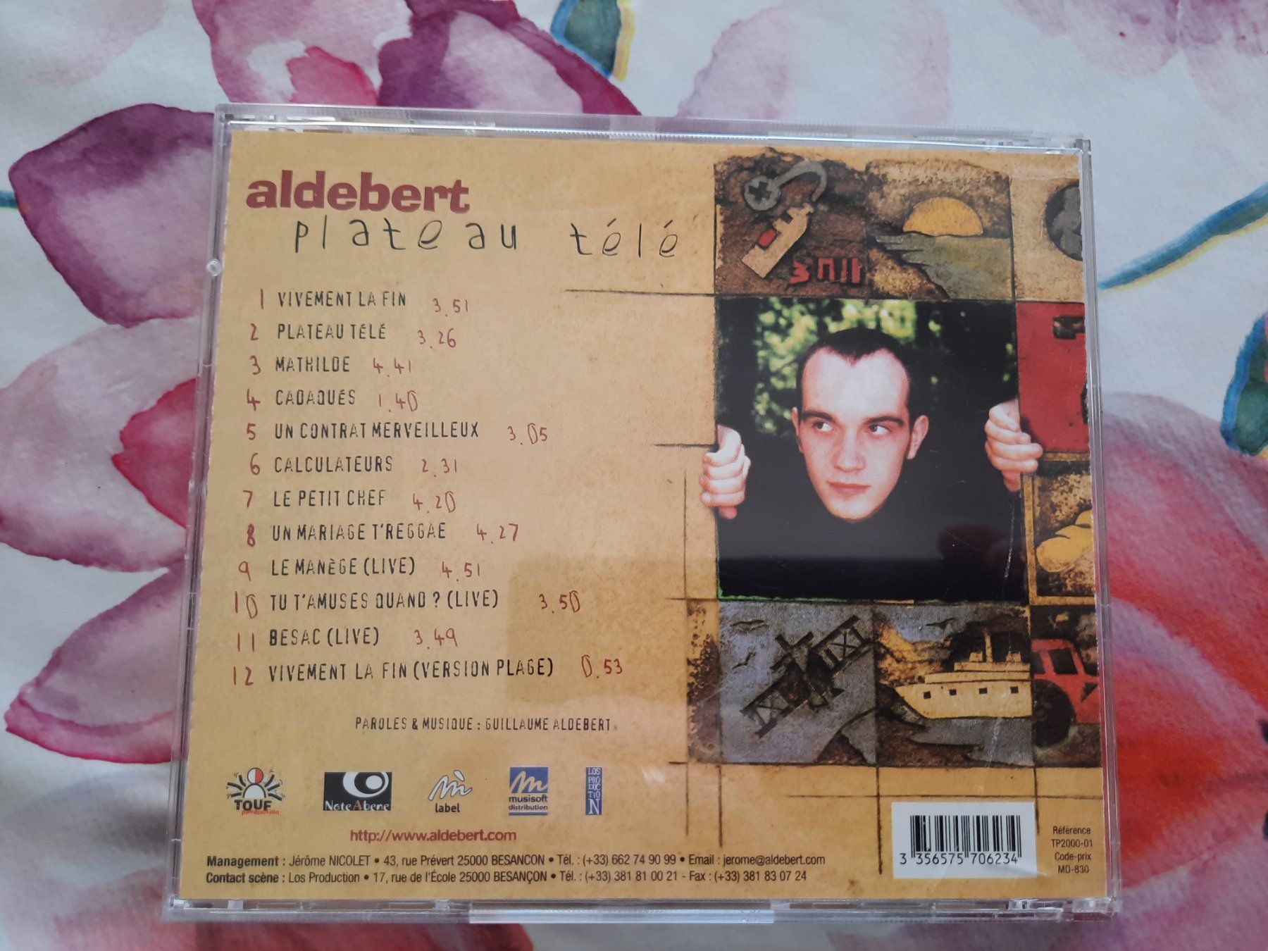 CDs: CD - Aldebert - Plateau Télé – D'occasion à Pully par bro_n52j 1