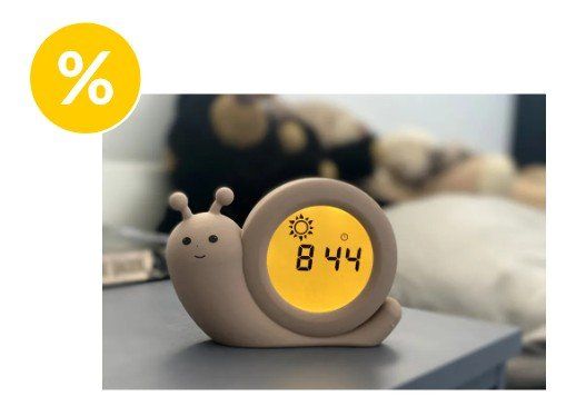 Wecker: Alecto Wecker / Nachtlicht BC110 SIMON, Schnecke – Neu und originalverpackt aus Bassersdorf von COOL-AG 8