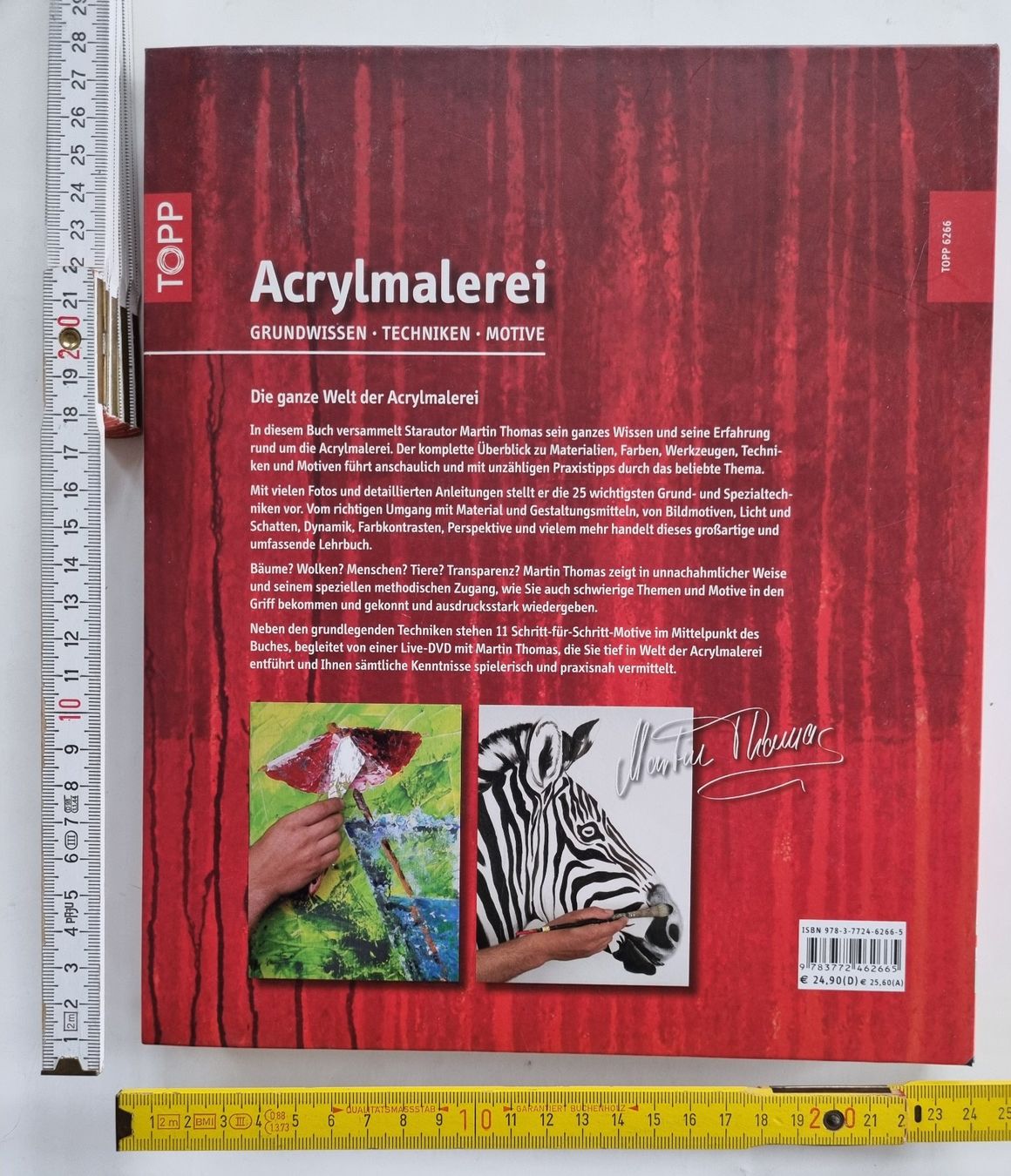 Libri: Acrylmalkurs Buch mit DVD, Martin Thomas – Usato da Opfikon venduto da Diversamente 1