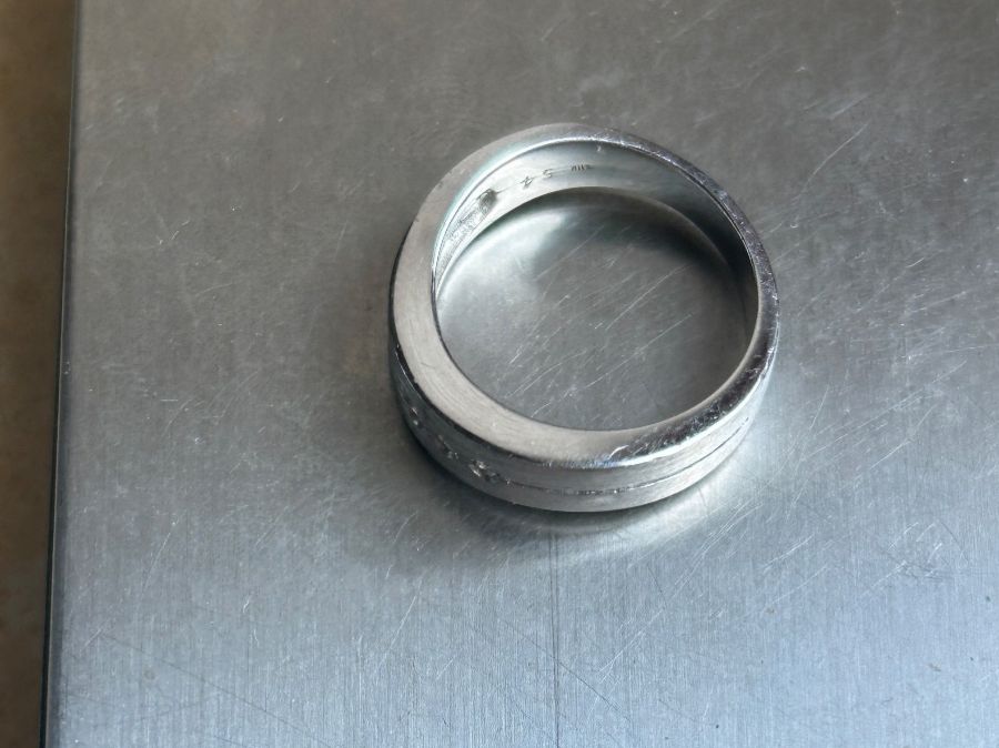 Anelli: Silber Ring 3times white (54) – Usato da Dittingen venduto da Bijoubelle 5