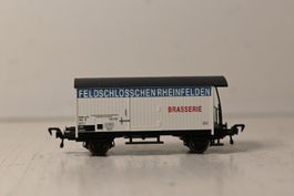 Liliput SBB Feldschlösschen Güterwagen H0/DC ohne OVP