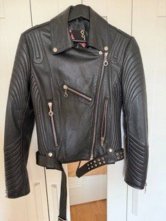 Veste en cuir Femme XS/S Fait main haute couture