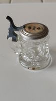 Antike kleine Bieglas mit Deckel (W6)