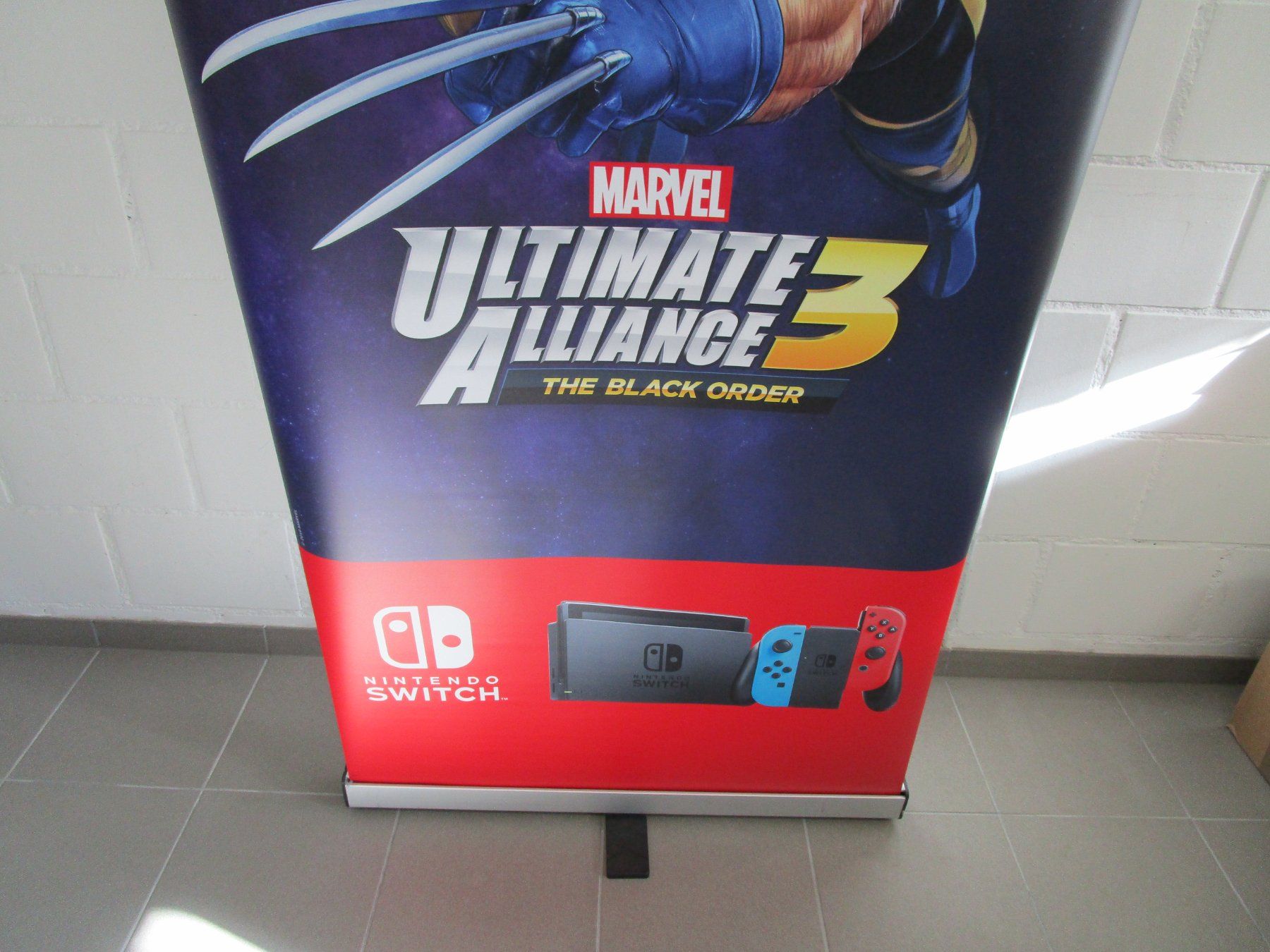 Giochi: Roll-Up Werbebanner Marvel Ultimate Alliance 3 - Switch – Usato da Goldau venduto da agestuffer 3