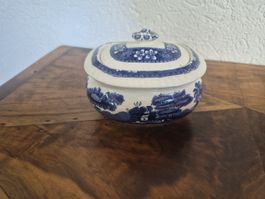 Dose Spode's Tower Copeland England blau-weiss 1851