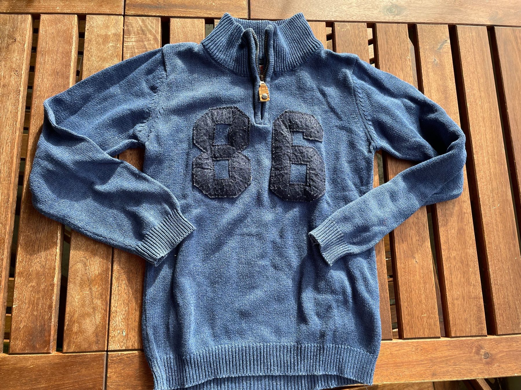 Du Pareil au Même Pullover & Sweatshirts: DPAM Troyer blau 134 – Gebraucht aus Bern von brup