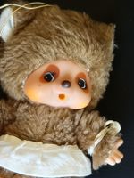 Vintage Monchhichi Brown Plush Doll