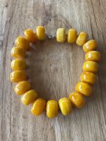 Natürliche, baltische Butterscotch Bernsteinkette - 554 Gr.!