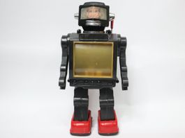 Vintage Roboter TV Screen Robot