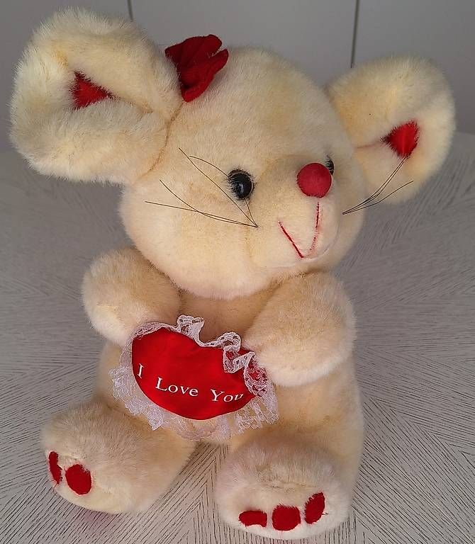 Giocattoli: Plüsch-Maus "I love you" – Nuovo (secondo la descrizione) da Urdorf venduto da Jeani_ 1