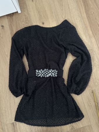 Minikleid mit Gürtel von Hallhuber in Grösse 34