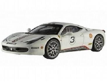 Ferrari Modellini d'auto: Ferrari 458 2009-2016 Challenge #3 weiss / Decor    1:43 – Nuovo e nell'imballaggio originale da Gerlafingen venduto da espero88 2