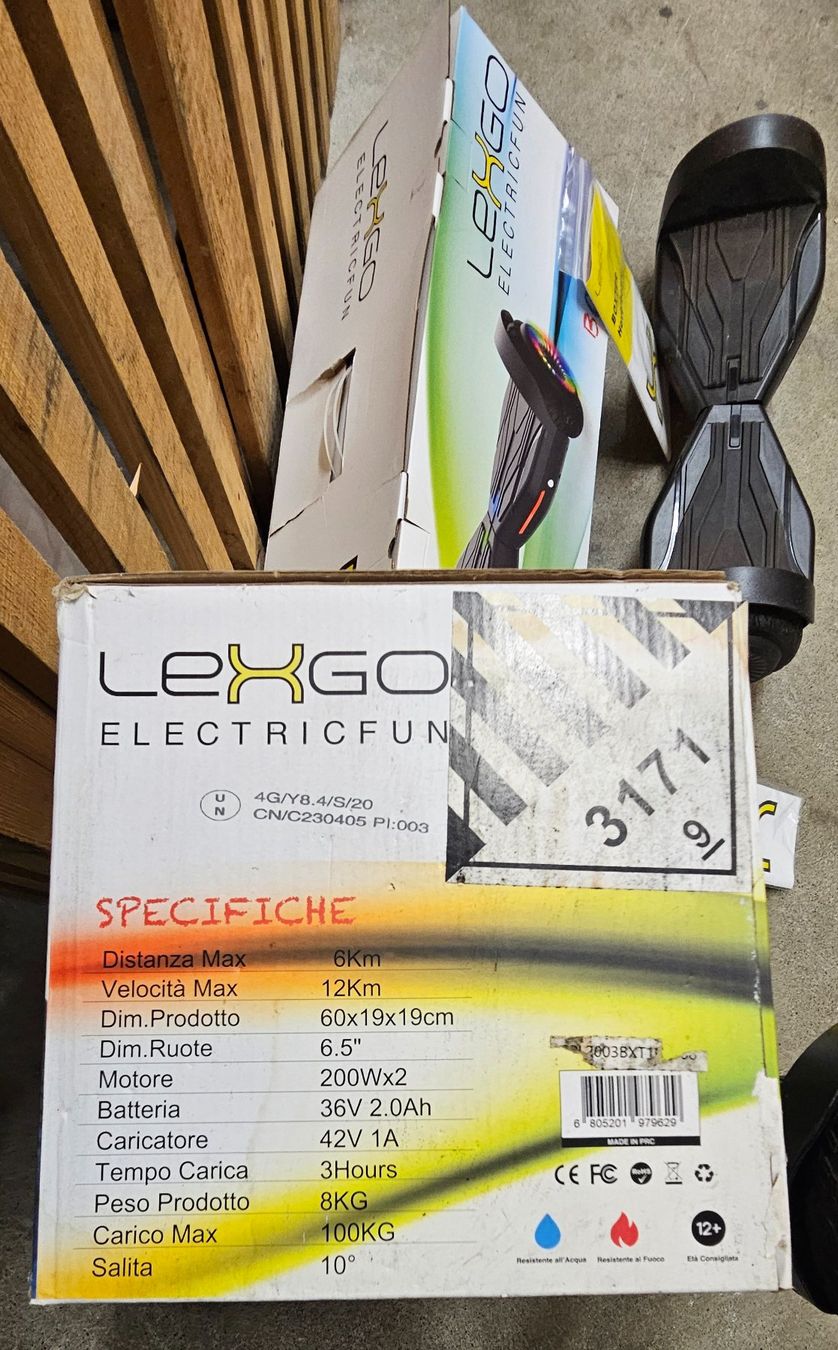 Hoverboard: Hoverboard Boxter "Lexgo" – Usato da Wohlen AG venduto da IGOR14 1