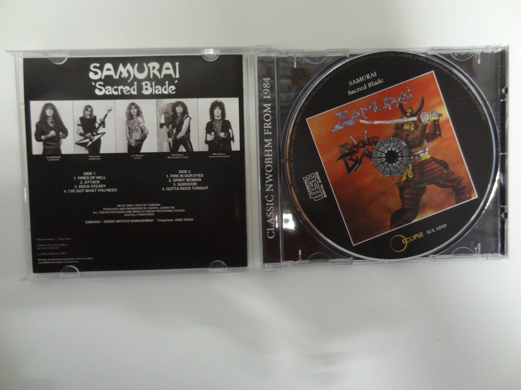 CDs: Samurai Sacred Blade CD - NWOBHM Klassiker, – Gebraucht aus luzern von musicandart 2