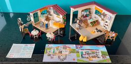 2 Schleich Sets, Kaffee (42519) und Shop (42568)