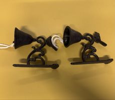 Türe Glocke Gusseisen Vögel 2 Stück 