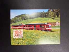 Maximumkarte Appenzeller Bahnen 1996