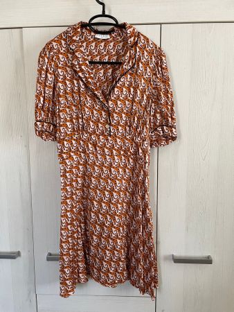 Sandro Paris 100% Viskose Kleid - Gr. 36