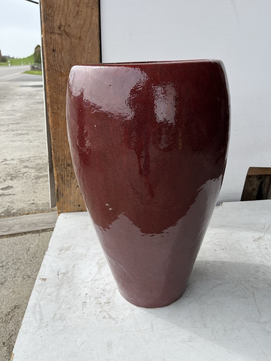 Tutte le decorazioni: Garten-Vase//Topf Keramik, rot – Nuovo (secondo la descrizione) da Wetzikon ZH venduto da seli03 2