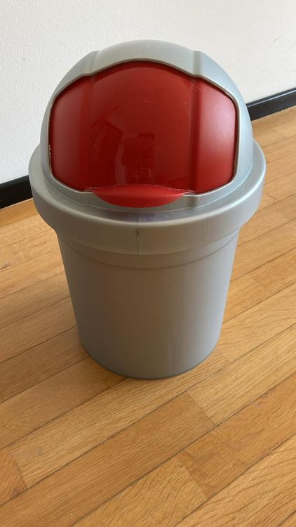 Contenitori Plastica Gloreen Cestino In Plastica Grigio, Piccolo Cestini Portaoggetti, 6 Confezioni Contenitore Plastica