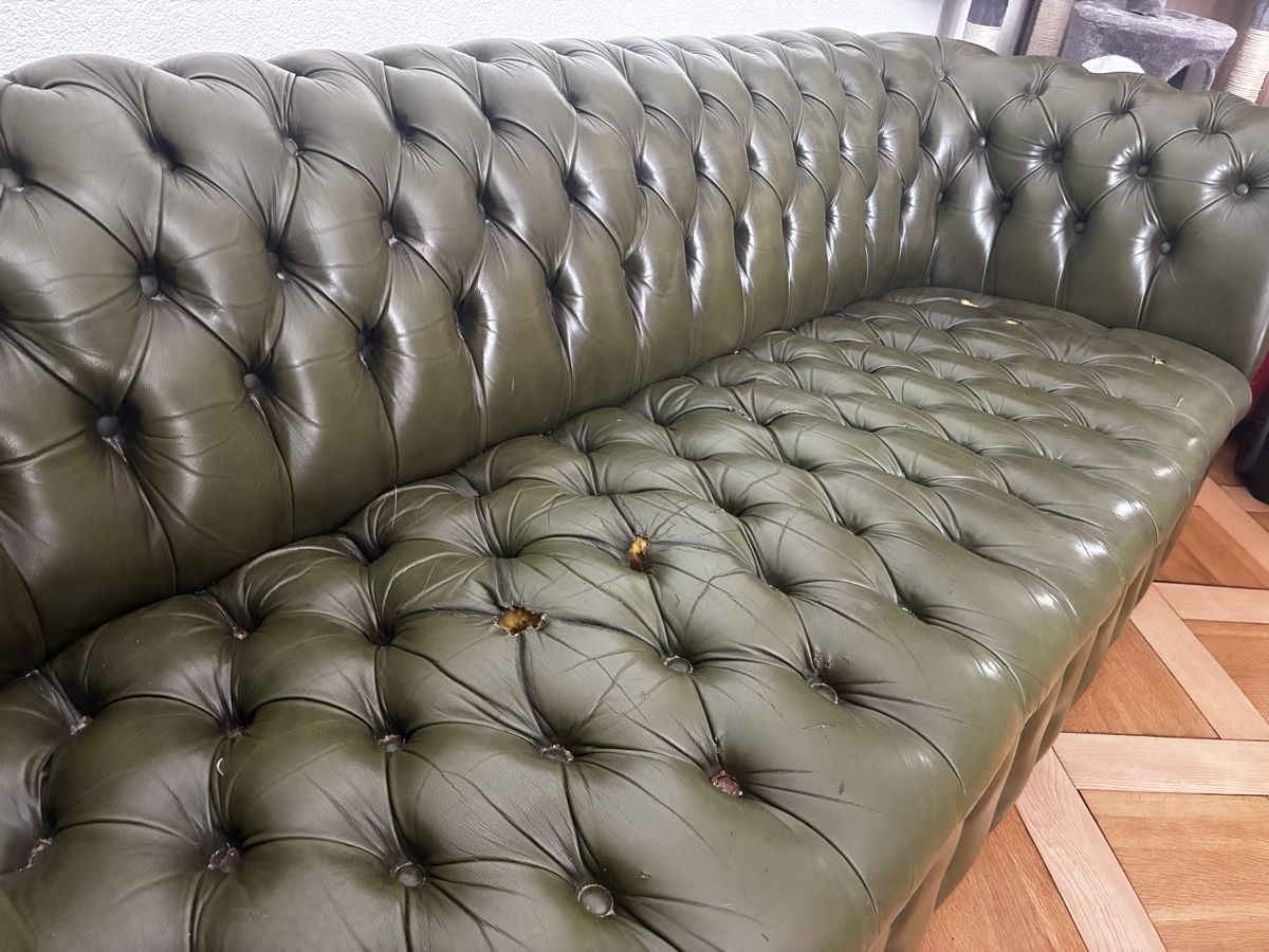 Chesterfield Divani: Canapé Chesterfield Cuir – Usato da Biel/Bienne venduto da ste_q882 4