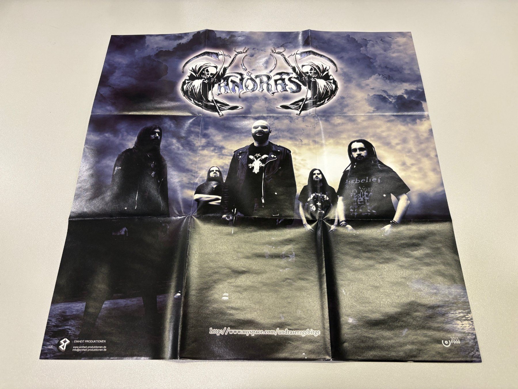 CD: ANDRAS Warlord CD & DVD Digipak Poster Black Metal – Usato da Wiedlisbach venduto da Andrisa 2