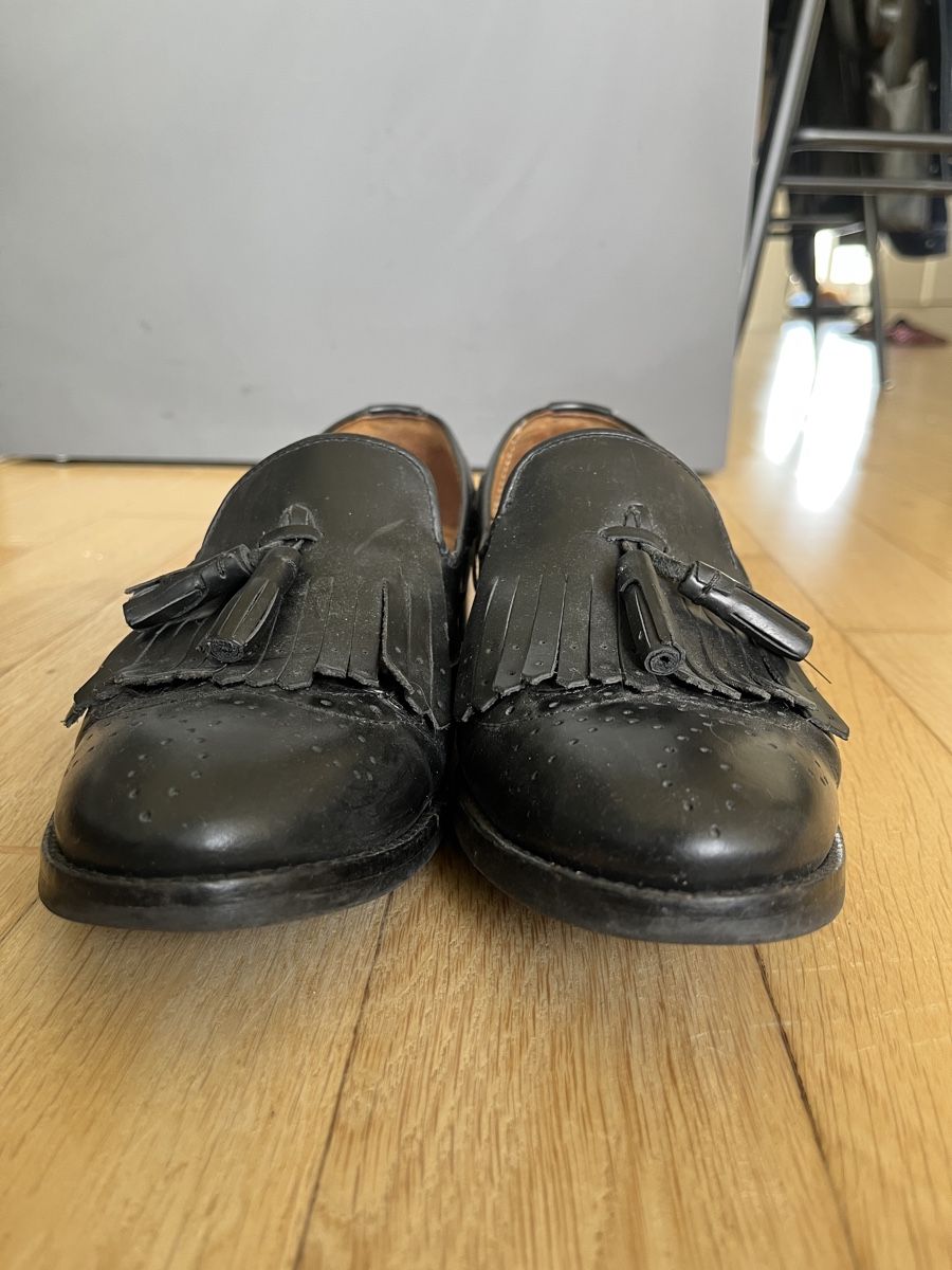 Navyboot Scarpe da donna: Schwarze Fransen-Loafer von Navyboot – Usato da Allschwil venduto da MaloseS08 4